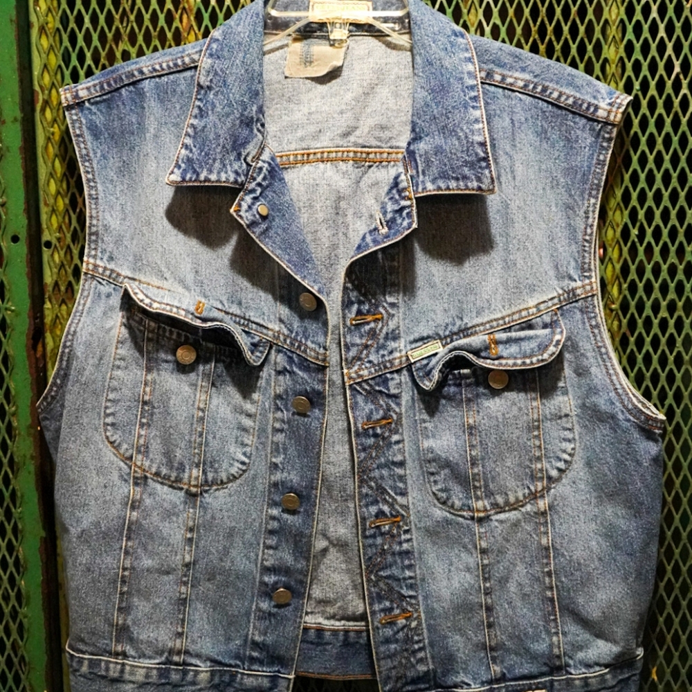 Vintage Womens Guess denim vest